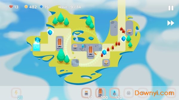 天空塔防无限金币版(sky td) 游戏截图