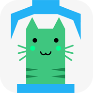 猫咪向上跳 Logo